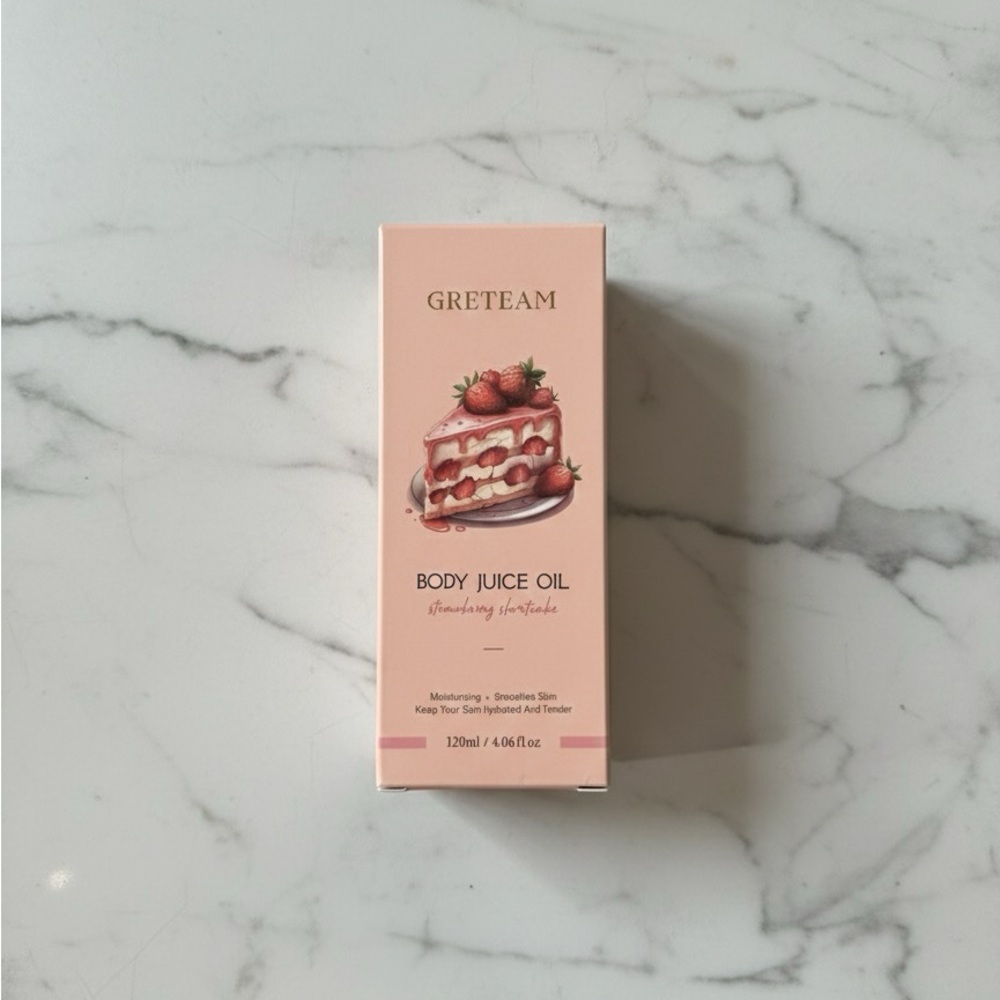 Body Juice Oil - Strawberry Shortcake 120 ml 4.06 fl oz